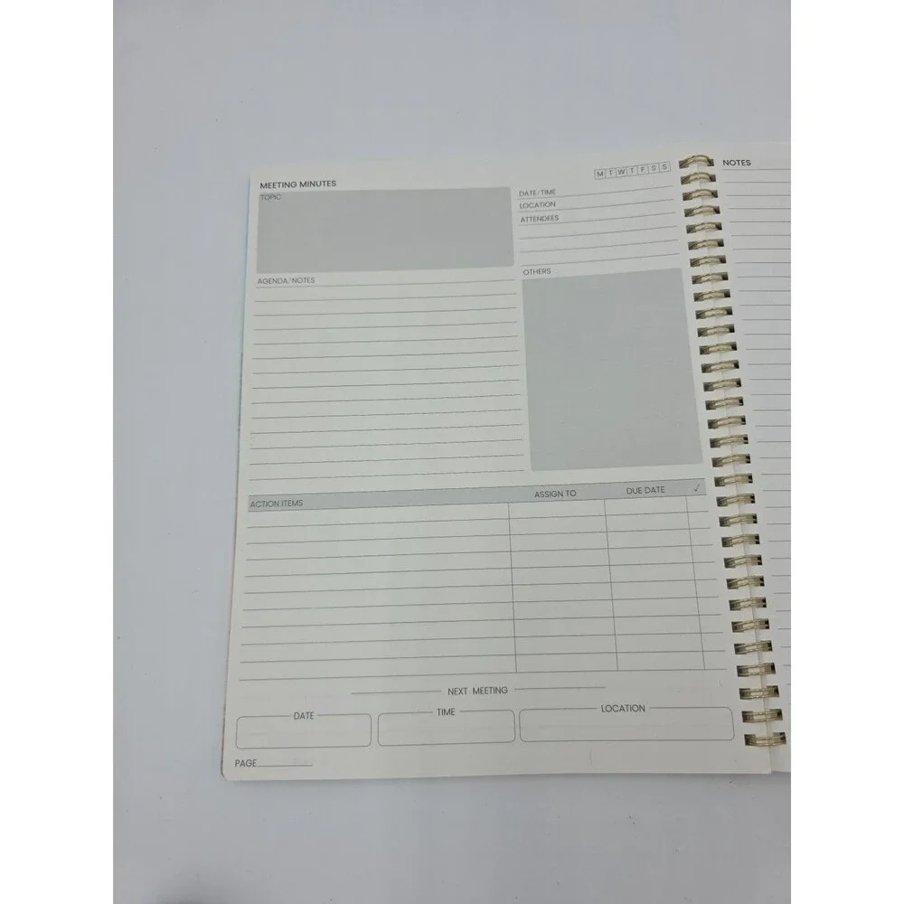 SUNEE 2026 Weekly and Monthly Planner 8.5